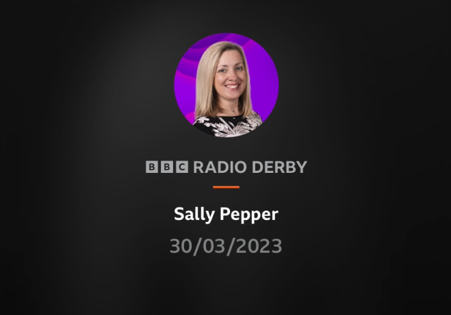 Sally Pepper @ BBC Radio Derby